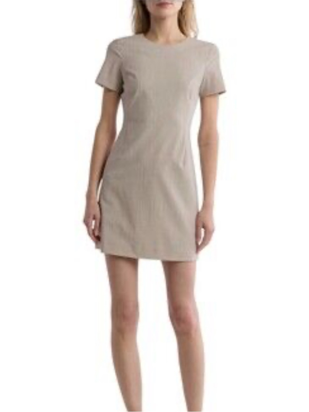 Vintage United Colors of Benetton short-sleeve linen blend mini dress 4